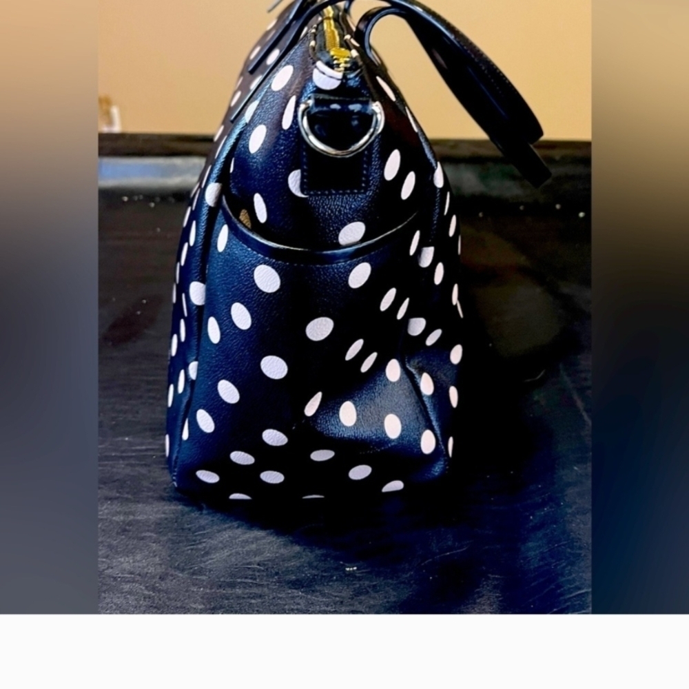 Kate Spade Adaira Wellesley Black Polka Dot Tote - Picture 7 of 12